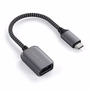 Sovitin USB C - USB A Satechi ST-UCATCM avaruusharmaa