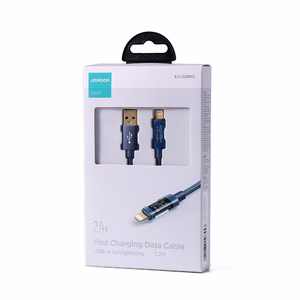 Joyroom S-UL012A12 USB-A Lightning kaapeli 2.4A 20W 1.2m (sininen)