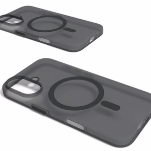 Puro Daylight MagSafe silikonisuoja iPhone 16 - musta