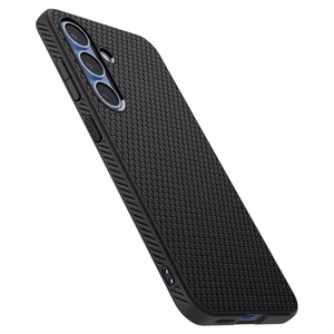 Spigen Liquid Air suojakuori Samsung Galaxy S25 -puhelimelle matta musta
