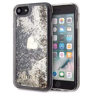Guess GUOHCI8GLHFLGO iPhone 7/8/SE 2020 /SE 2022 kultainen/kultainen kova kotelo Glitter Charms