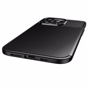 Case for Samsung A23 5G Carbon Premium black