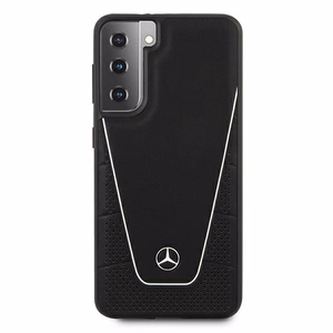 Mercedes Dynamic Line kotelo Samsung Galaxy S21:lle - musta