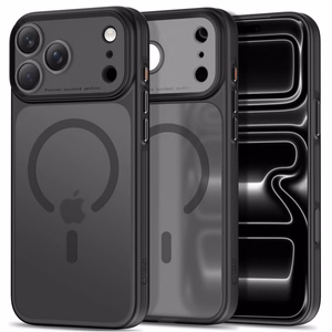 Tech-Protect MagPrime MagSafe CC -suojakuori iPhone 18 Pro / iPhone 17 Pro -malleille, mattamusta