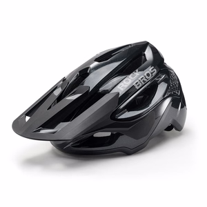 Rockbros LK-99 Mountain Bike Helmet with Adjustable Visor and Magnetic Closure 58-62 cm - Black