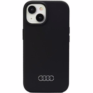 Audi silikonikuori iPhone 15:lle - musta
