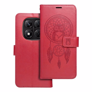 MEZZO kirjakotelo XIAOMI Redmi Note 14 PRO 5G / 14 PRO PLUS 5G:lle unisuodatin magenta