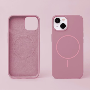 Silicone Thin Mag kotelo iPhone 16 Pro 6,3" ruusu