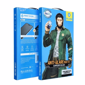 LCD-suojalasi 5D Mr. Monkey Glass (Strong Matte) Apple iPhone 16 Pro Max musta