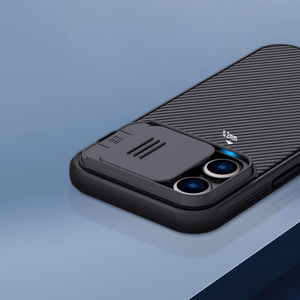 Nillkin CamShield Pro Case iPhone 14 Pro Max panssaroitu kansi kameran suojus sininen