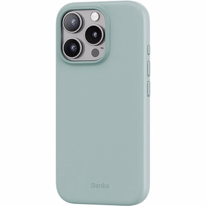 Benks Magneettinen Vita Pro silikoninen suojakuori iPhone 16 Pro Max:lle vihreä