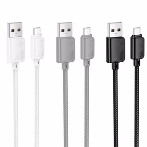 Hoco USB-A - Micro USB -kaapeli 2,4A 1 m X113 musta