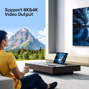UNITEK USB-C 4.0 PD 100W 40 GBPS 8K 2M kaapeli