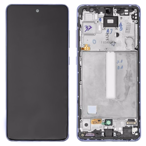 LCD-näyttö Samsung A525 A52 4G / A526 A52 5G kosketusnäytöllä ja kehyksellä alkuperäinen Awesome Black (koottu service pack)
