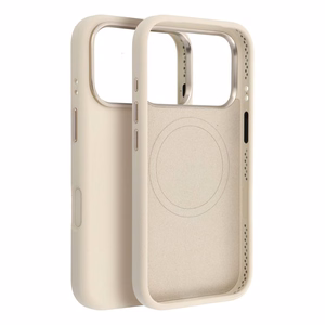 Suojakuori iPhone 16 PRO MAX:lle Forcell F-Protect Frame Premium yhteensopiva MagSafen kanssa antiikki valkoinen