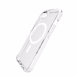 Puro Lite Mag Suojakuori MagSafe-tuella iPhone 16e/17e:lle - läpinäkyvä