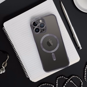 Suojakuori iPhone 17 Electro Mag Cover MagSafe-yhteensopiva musta