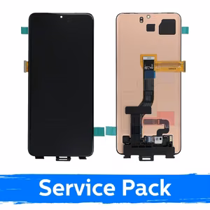 LCD-näyttö yhteensopiva Samsung G986 (G985) S20 Plus musta (Service Pack) (NF versio)