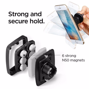 Spigen H12 puhelinteline autoon ilmanvaihtoristikkoon magneettinen - musta