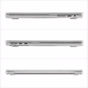 Tech-Protect Softshell -suojakuori MacBook Neo 13" 2026 -mallille, läpinäkyvä