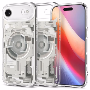 Spigen Ultra Hybrid Mag Magsafe Suojakuori iPhone 17 Air:lle Zero One Natural Titanium