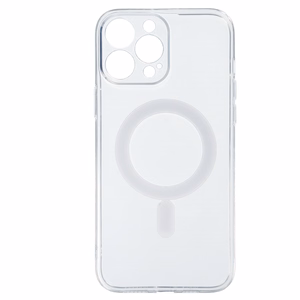 TEL PROTECT MagSilicone Suojakuori iPhone 13 Pro Max:lle läpinäkyvä