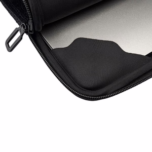 Tucano Velluto 2 neoprene sleeve with velvet exterior for 13-inch MacBook Air/Pro and 12-inch laptops, black