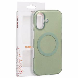 Tecto Shield Mistiq Mag suojakuori iPhone 17 6,3"-mallille, oliivinvihreä