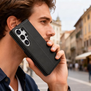 Tech-Protect Lompakkokuori Samsung Galaxy S26 Ultralle - Musta