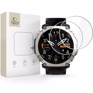 Tech-Protect Glass Fit+ 2 kpl karkaistu lasi Amazfit T-Rex Ultra 2:lle