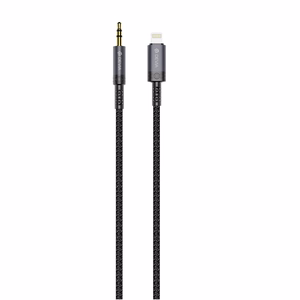 Devia audiokaapeli Ipure EC619 Lightning - jack 3,5 mm 1,0 m musta