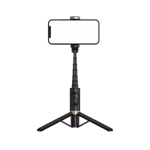 SEEK TOTI selfie-tikku piilotetulla jalustalla Q12, musta