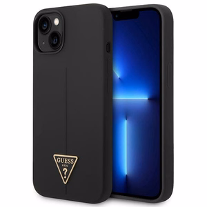 Guess GUHCP14MSLTGK iPhone 14 Plus 6.7" black/black hardcase Silicone Triangle