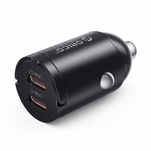 Orico MiniRing 30W 2x USB-C autolaturi - musta