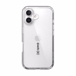 Läpinäkyvä Speck GemShell -suojakuori iPhone 16:lle