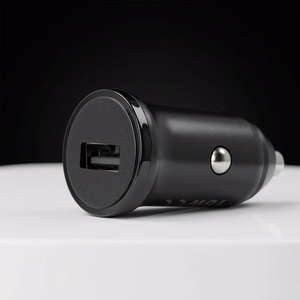 Blavec autolaturi BS-01A-C Road - USB - QC 3.0 18W ja USB - Type C -kaapeli (CCBS01ACR-UB) musta