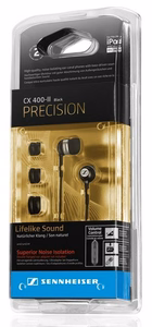 Langalliset kuulokkeet Jack 3,5 mm Sennheiser CX 400-II Precision musta