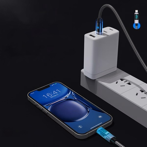 Orico LDC2L USB-C–Lightning PD, 29 W, 480 Mbps-kaapeli LED-näytöllä, 2 m – musta