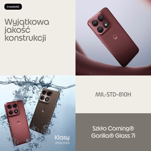 Motorola Edge 70 Pro 5G 8/256 Gt, punainen