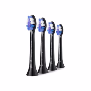 Philips Sonicare Sensitive replacement toothbrush heads HX6054/88 – 4 pcs., black
