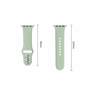 Tech-Protect-silikoniranneke Apple Watch 40/41/42 mm -kellolle, vaaleanvihreä