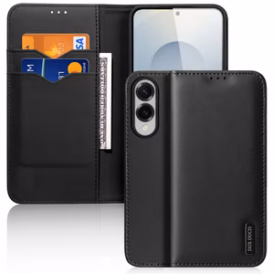 Dux Ducis Hivo Samsung Galaxy S25 Edge Suojakuori kielekkeella ja RFID-suojauksella - musta