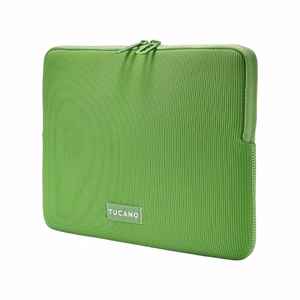 Tucano Colore2 neoprene laptop sleeve for MacBook Air 13-inch (M5/M4/M3/M2/M1, 2026–2018), MacBook Pro 13-inch and 12-inch laptops, green