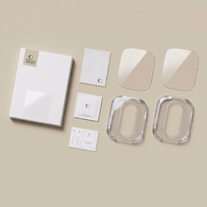 Tech-Protect Easy Set+ Tempered Glass 2-pack for Apple Watch Ultra 1/2 49mm - Clear