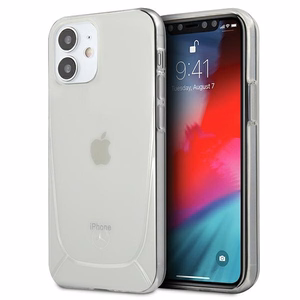 Mercedes Transparent Line Kotelo iPhone 12 mini - läpinäkyvä - läpinäkyvä