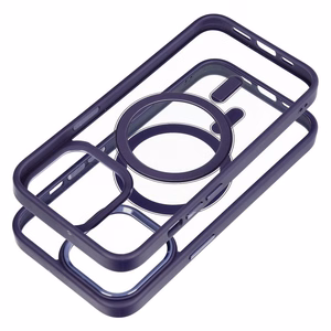 Suojakuori iPhone 13 PRO:lle Color Edge Mag Cover yhteensopiva MagSafe violetti