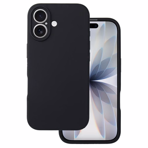 Silicone Lite suojakuori iPhone 17 musta