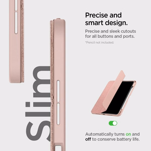 Spigen Urban Fit Suojakuori iPad Pro 11 5 / 6 / 2024-2025 -lle - vaaleanpunainen