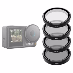 Set of 4 TELESIN CPL/ND8/ND16/ND32 filters for DJI Osmo Action 3 / 4 / 5