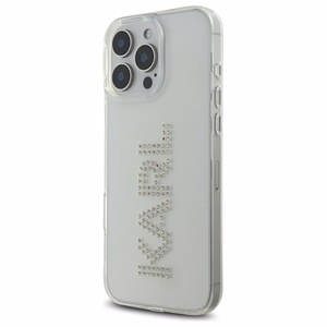 Karl Lagerfeld KLHCP16XHKLSTDCT iPhone 16 Pro Max 6.9" Läpinäkyvä Kova Suojakuori IML Rhinestones Logo